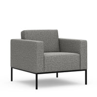 Alia Lounge / Image / White Sweep / Ln Metal Fullupholst 001