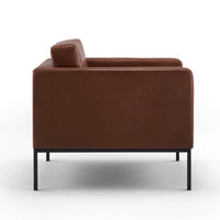 Alia Lounge / Image / White Sweep / Ln Metal Fullupholst 007