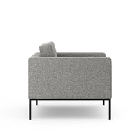 Alia Lounge / Image / White Sweep / Ln Metal Fullupholst 009