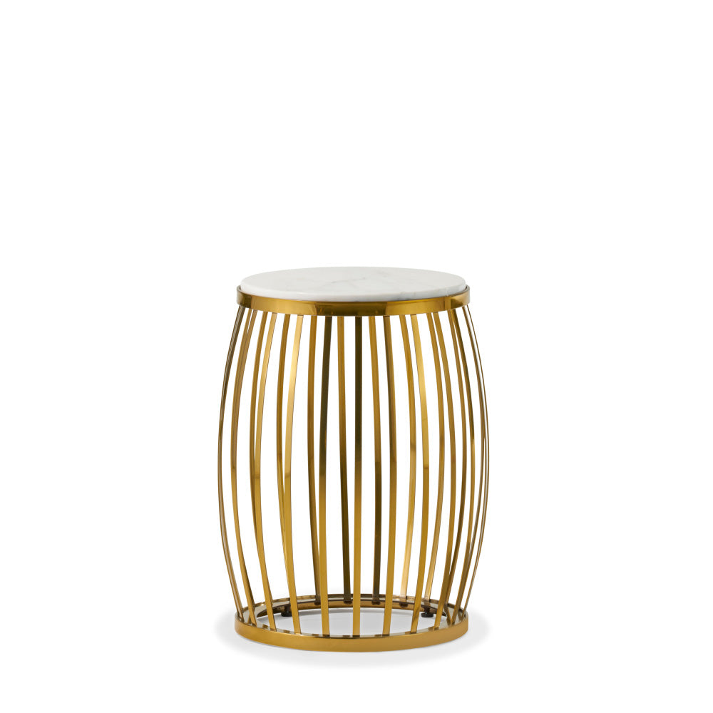 Cavea Occasional Tables / Category / White Sweep / Occasional Table Side Round Convex 001