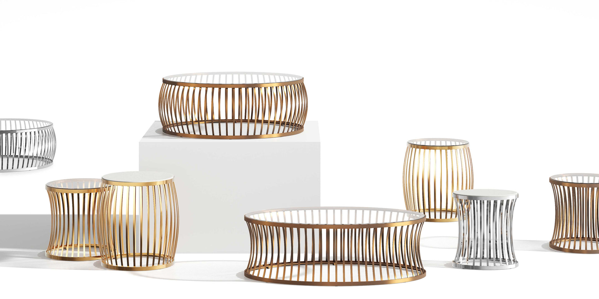 Cavea Occasional Tables / Hero / White Sweep / Occasional Table 001