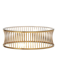 Cavea Occasional Tables / Image / White Sweep / Occasional Table Coffee Oval Concave 001 1