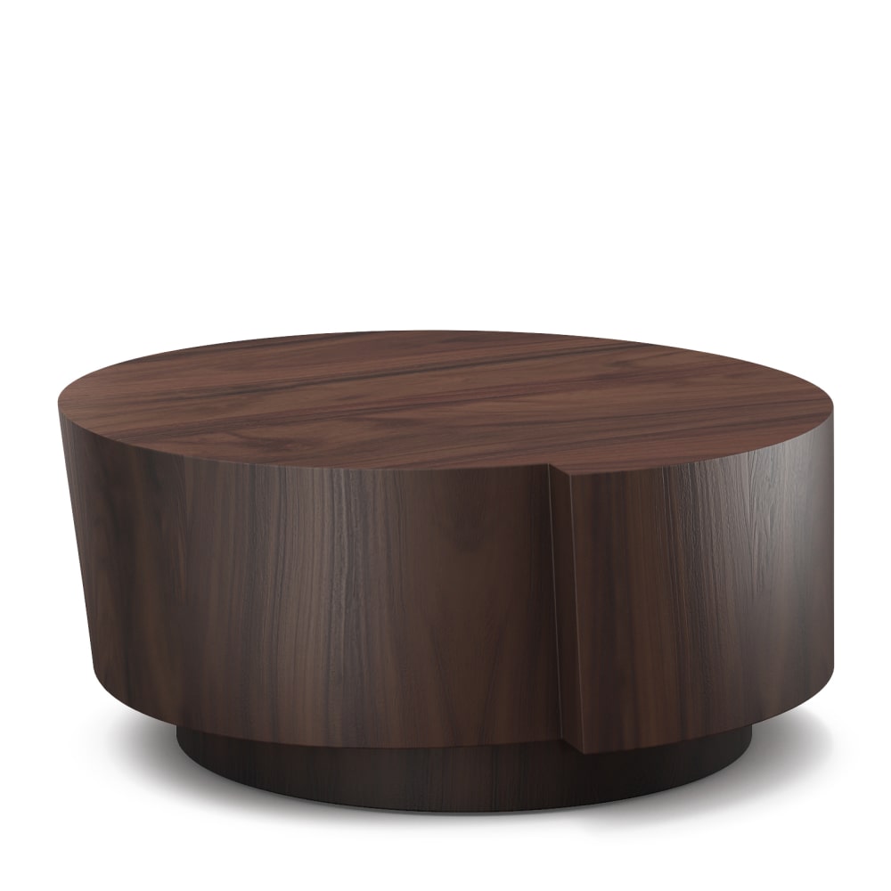 Christina Occasional Tables — Coffee / Oval with Offset / Tapered / with Plinth