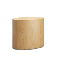 Circo Occasional Tables / Image / White Sweep / Occasional Table Side Oval 002