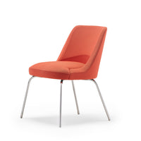 Clover Chair / Image / White Sweep / Gs Metal Armless 001