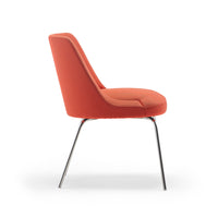 Clover Chair / Image / White Sweep / Gs Metal Armless 002