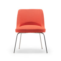 Clover Chair / Image / White Sweep / Gs Metal Armless 005