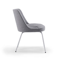 Clover Chair / Image / White Sweep / Gs Metal Armless 009