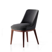 Clover Chair / Image / White Sweep / Gs Wood Armless 001