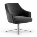 Clover Lounge / Category / White Sweep / Column Base / Low Back
