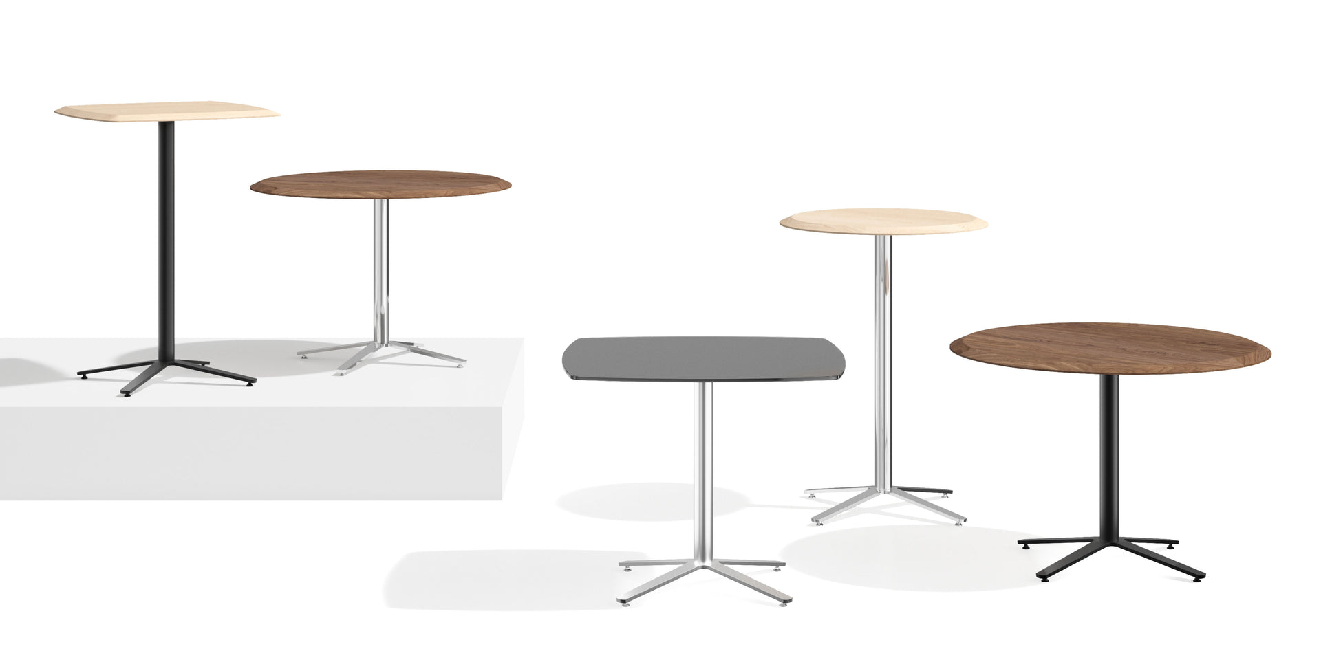 Clover Meeting Table / Hero / White Sweep / Meeting Table 001