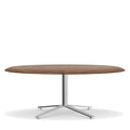 Clover Occasional Tables / Category / White Sweep / Occasional Table Coffee Column Ellipse 001