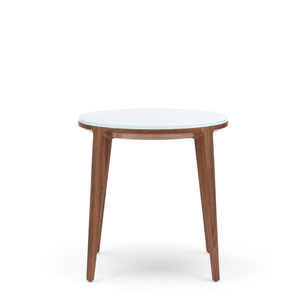 Clover Occasional Tables / Category / White Sweep / Occasional Table Side Wood Round 001