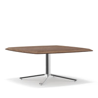 Clover Occasional Tables / Image / White Sweep / Occasional Table Coffee Column Square 002