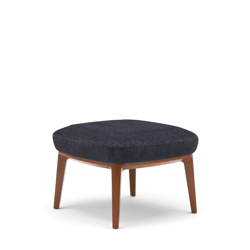 Clover Ottoman — 2689 Wood Base