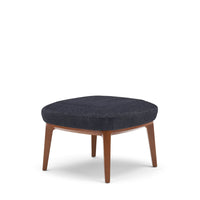 Clover Ottoman / Image / White Sweep / Bn Wood 001