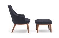 Clover Ottoman / Image / White Sweep / Bn Wood 002