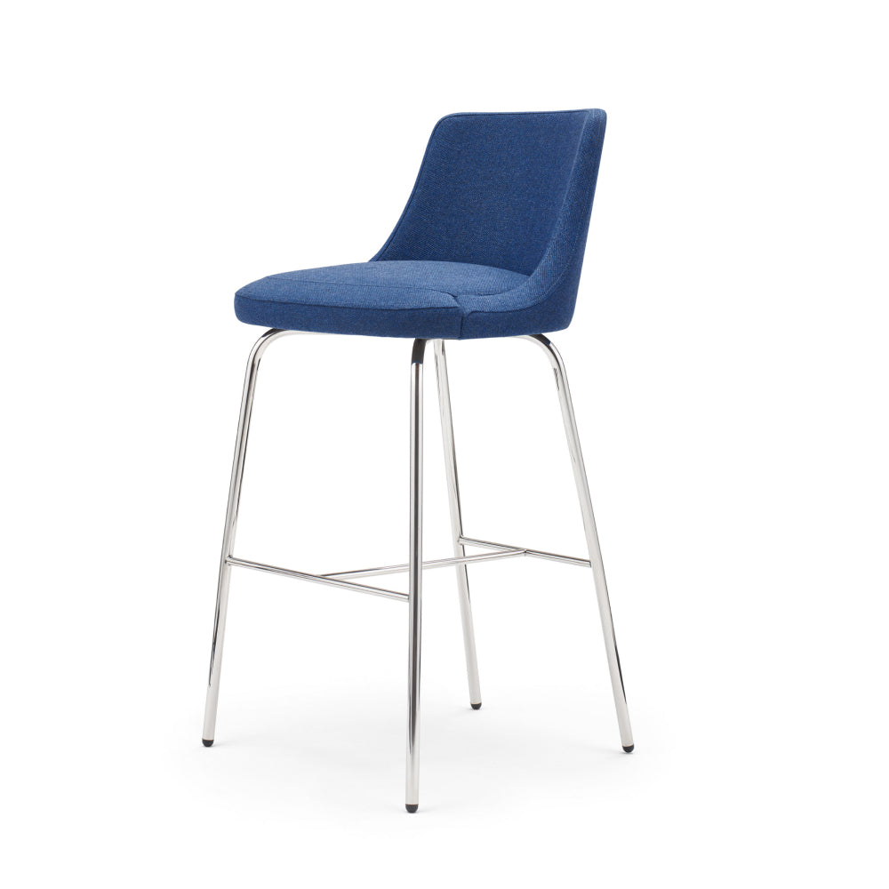 Clover Stool / Category / White Sweep / St Metal Highbk 001