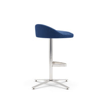Clover Stool / Image / White Sweep / St Column Lowbk 004