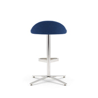 Clover Stool / Image / White Sweep / St Column Lowbk 005