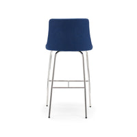 Clover Stool / Image / White Sweep / St Metal Highbk 005