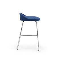 Clover Stool / Image / White Sweep / St Metal Lowbk 003