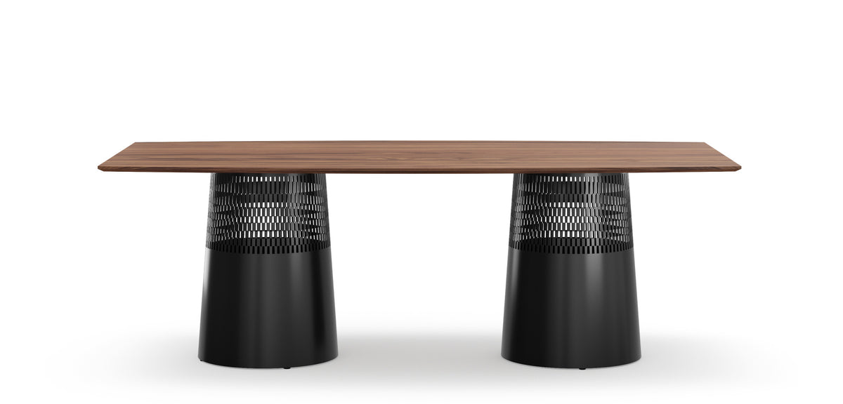 Cuff Meeting Table — Metal Base / Conference Table / Two-Base