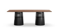 Cuff Meeting Table / Image / White Sweep / Metal Base Conference Two Base 001