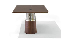 Cuff Meeting Table / Image / White Sweep / Wood Base Conference Continuous 003