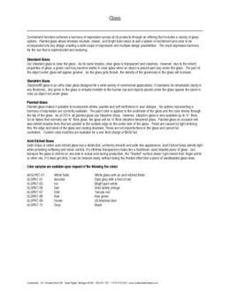 Material Info Glass