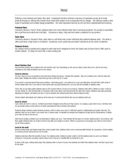 Material Info Metal