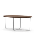 Current Occasional Tables / Category / White Sweep / Occasional Table Metal Coffee Oval 001
