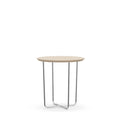 Current Occasional Tables / Category / White Sweep / Occasional Table Metal Side Round 001