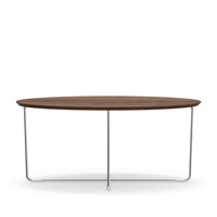 Current Occasional Tables / Image / White Sweep / Occasional Table Metal Coffee Oval 002