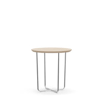 Current Occasional Tables / Image / White Sweep / Occasional Table Metal Side Round 001