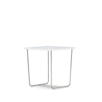Current Occasional Tables / Image / White Sweep / Occasional Table Metal Side Square 001