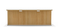 Facade Meeting Table / Image / White Sweep / Conference Wood Base 001