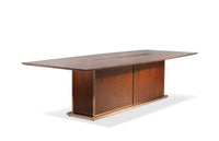 Fortis Meeting Table / Image / White Sweep / Conference Boat 003