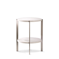 Morgan Occasional Tables / Image / White Sweep / Occasional Table Side Round 002