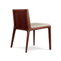 Revo Chair / Image / White Sweep / Gs Armless Woodbk 005