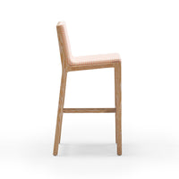 Revo Stool / Image / White Sweep / St Upholsteredbk Woodstretch 003