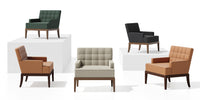 Sloane Lounge / Image / White Sweep / Ln 002
