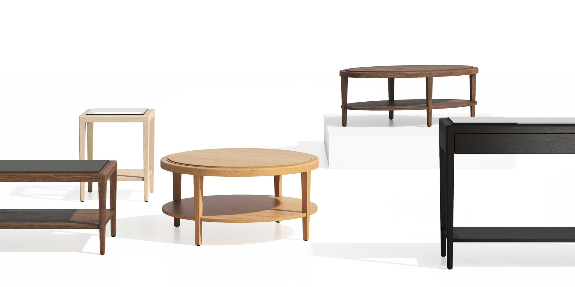 Sloane Occasional Tables / Hero / White Sweep / Occasional Table 001