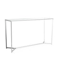 Solitaire Occasional Tables / Category / White Sweep / Occasional Table Console Rectangle 001