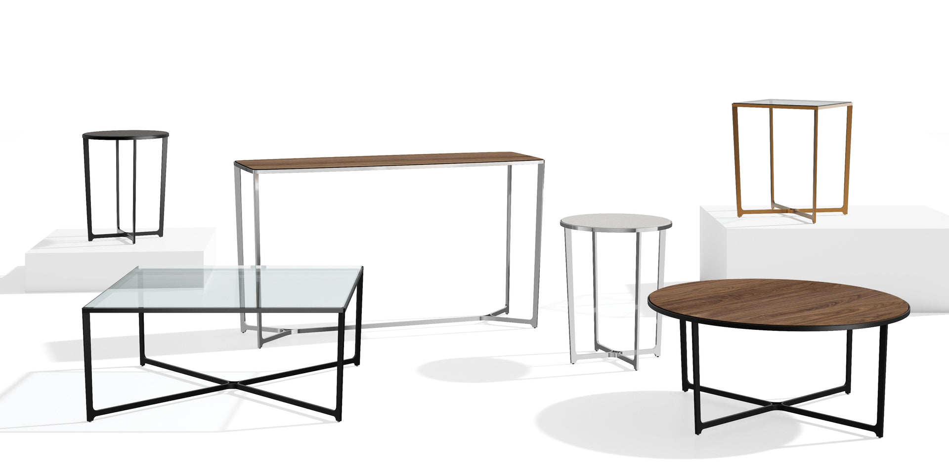 Solitaire Occasional Tables / Hero / White Sweep / Occasional Table 001