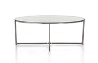 Solitaire Occasional Tables / Image / White Sweep / Occasional Table Coffee Round 002