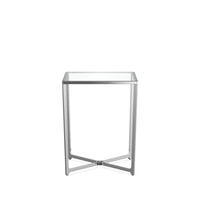 Solitaire Occasional Tables / Image / White Sweep / Occasional Table Side Square 002