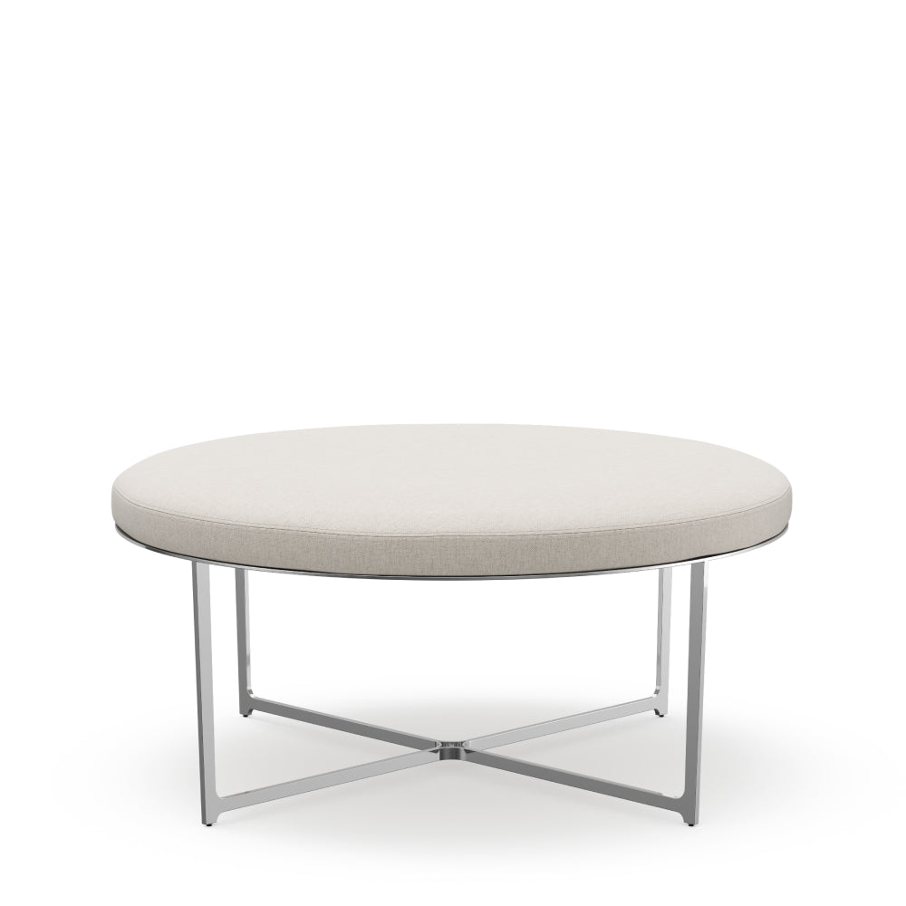 Solitaire Ottoman / Category / White Sweep / Bn Large 001