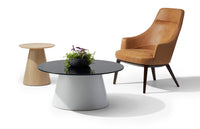 Wane Occasional Tables / Image / White Sweep / Occasional Table Clover 001